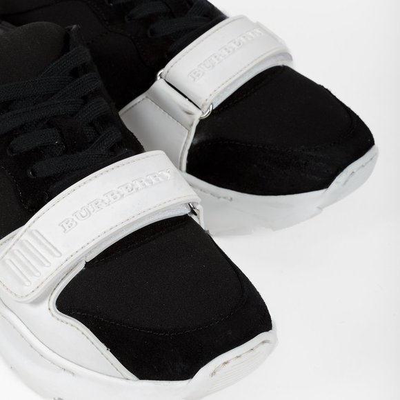*SOLD* Burberry Black Regis Sneakers - Picture 6 of 11